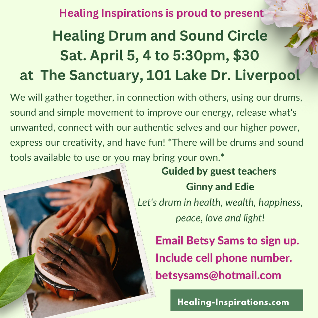 Pre-Pay for April 5 Drum Circle